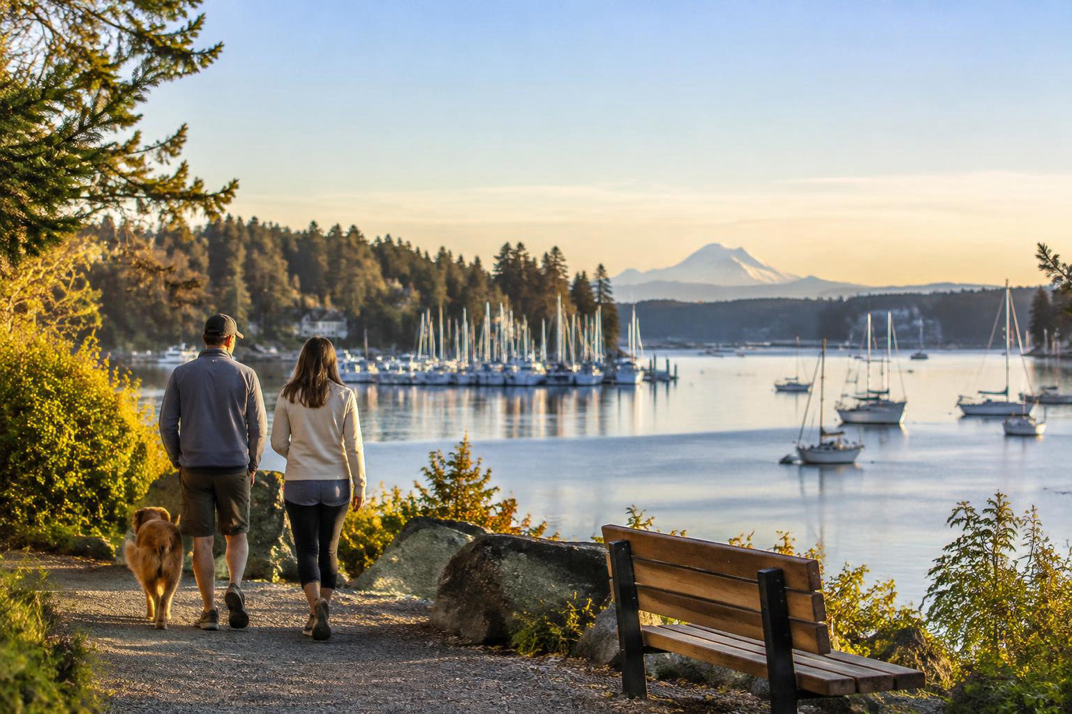 Illustrative a distinct regional lifestyle, outdoor, travel, or home detail accompanying Moving to Gig Harbor from Seattle or California: A Guide to Finding Your Fit