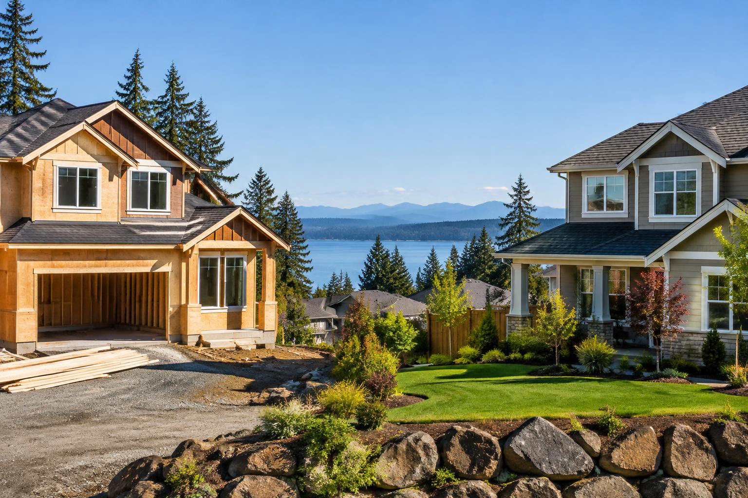 Illustrative a distinct regional lifestyle, outdoor, travel, or home detail accompanying New Construction or Resale in Olympia? How to Choose the Right Home