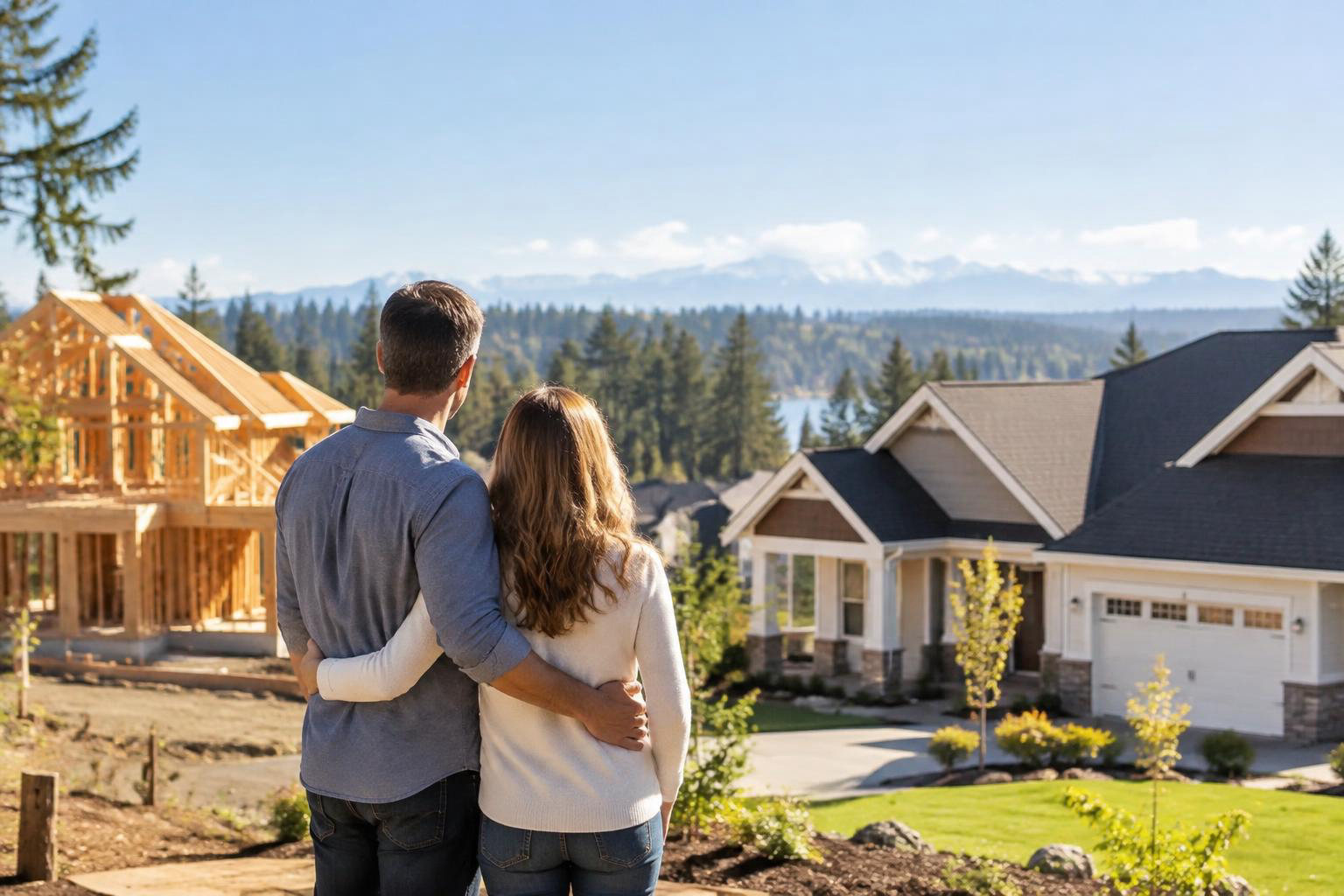 Illustrative a distinct regional lifestyle, outdoor, travel, or home detail accompanying New Construction or Resale in Tumwater? How to Choose the Right Home