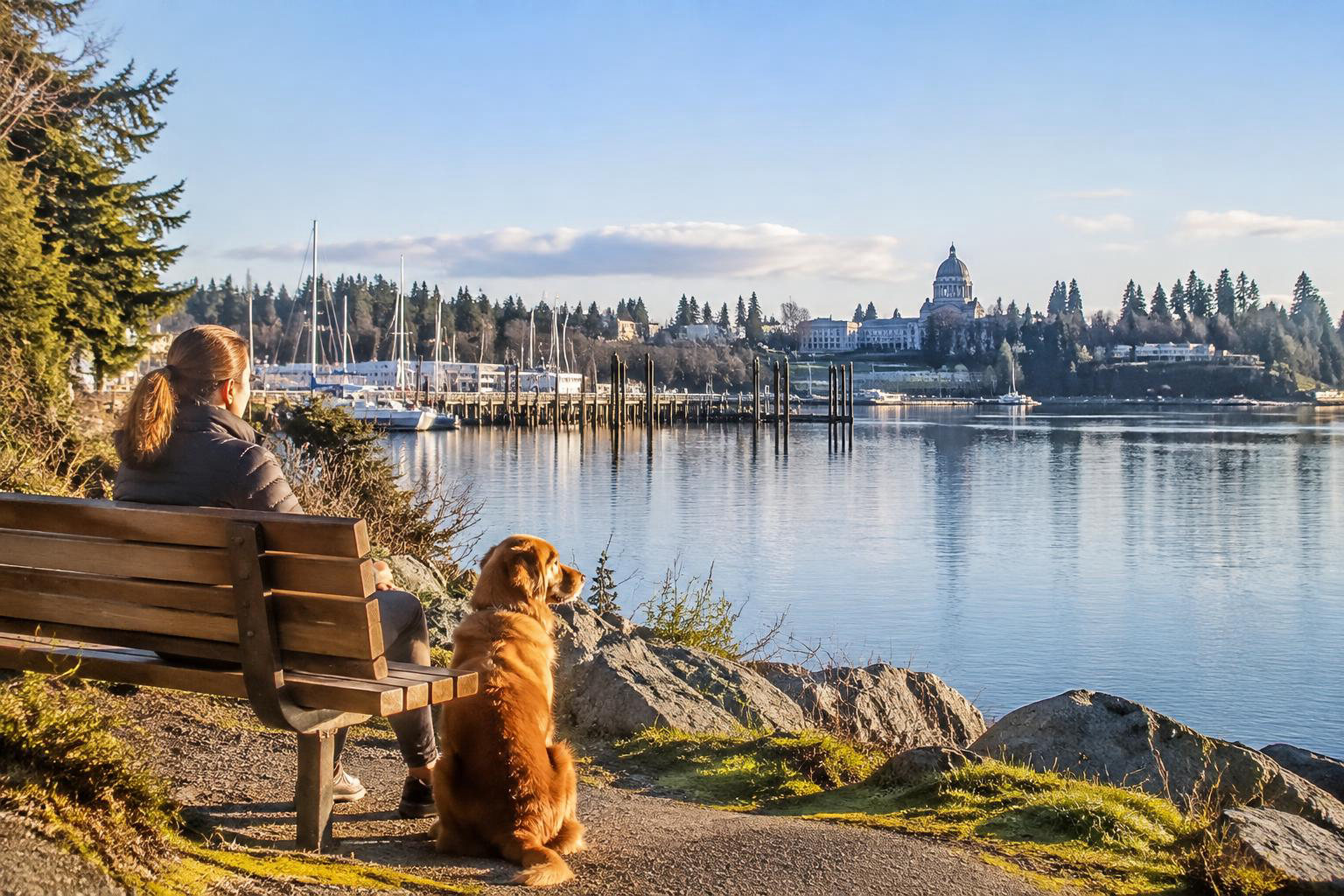 Illustrative a distinct regional lifestyle, outdoor, travel, or home detail accompanying Olympia Waterfront Living: A Practical Guide to Finding Your Place on Puget Sound