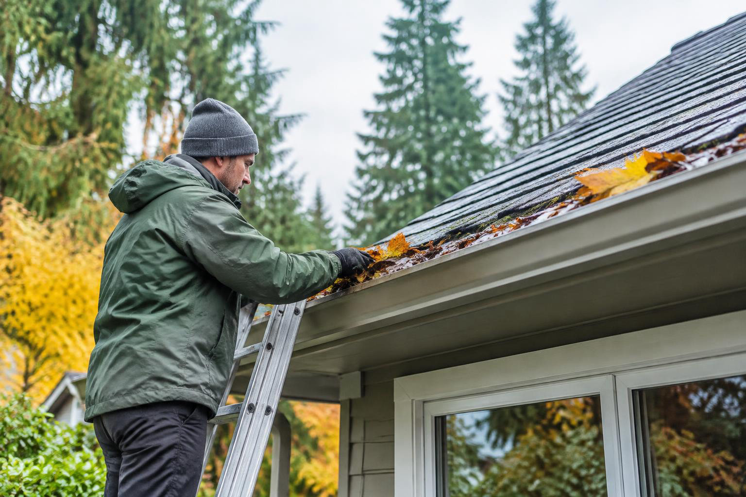 Illustrative a distinct regional lifestyle, outdoor, travel, or home detail accompanying Rain-Ready in Lacey: A Practical Home Maintenance Guide for the Wet Season