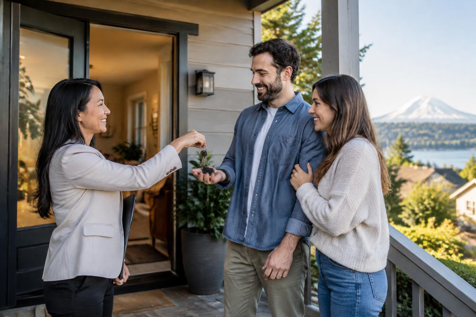 Illustrative people naturally engaged in the article's homeownership or relocation topic accompanying Selling Your Tacoma Home: A Practical Plan from Preparation to Closing