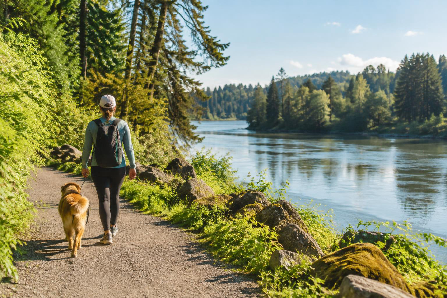 Illustrative a distinct regional lifestyle, outdoor, travel, or home detail accompanying Tumwater’s Best Parks and Trails for Everyday Outdoor Living