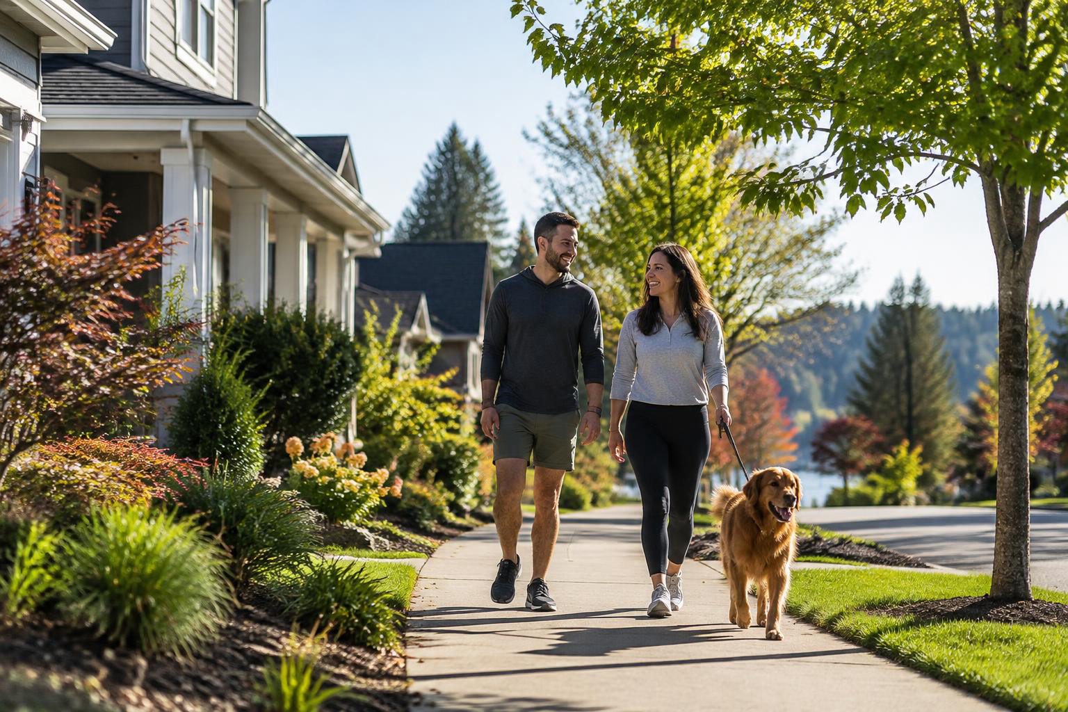 Illustrative people naturally engaged in the article's homeownership or relocation topic accompanying Walkable Living in Tumwater: Finding a Home That Fits Your Daily Routine