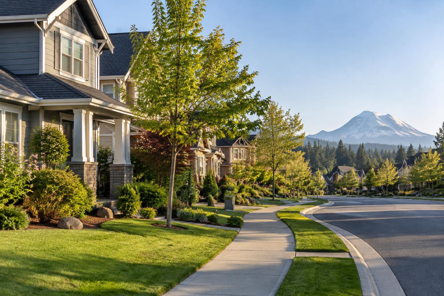 Illustrative a residential exterior or neighborhood streetscape accompanying What Does It Cost to Live in Lacey? A Practical Guide to Your Everyday Budget