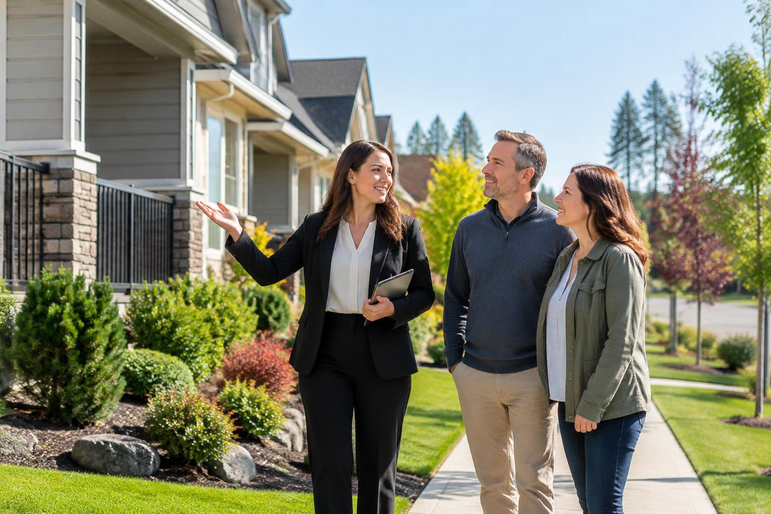 Illustrative a residential exterior or neighborhood streetscape accompanying Who Is the Best Real Estate Agent to Hire in DuPont? A Practical Guide to Choosing
