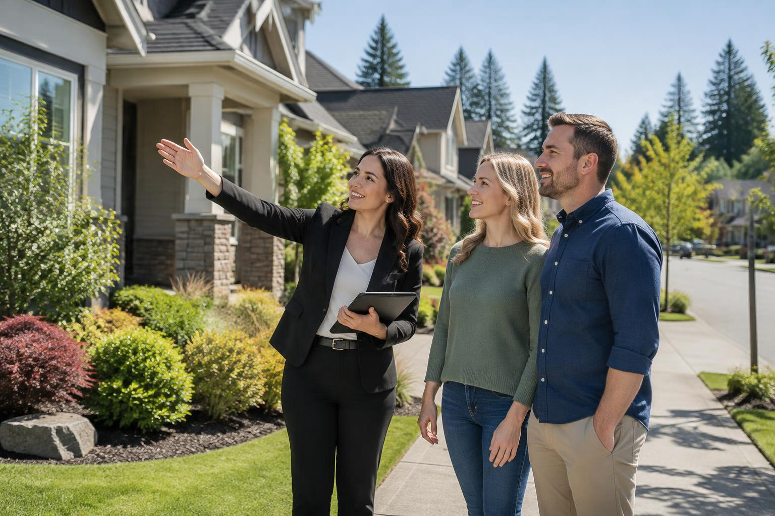Illustrative a residential exterior or neighborhood streetscape accompanying Who Is the Best Real Estate Agent to Hire in Lacey? A Practical Way to Choose