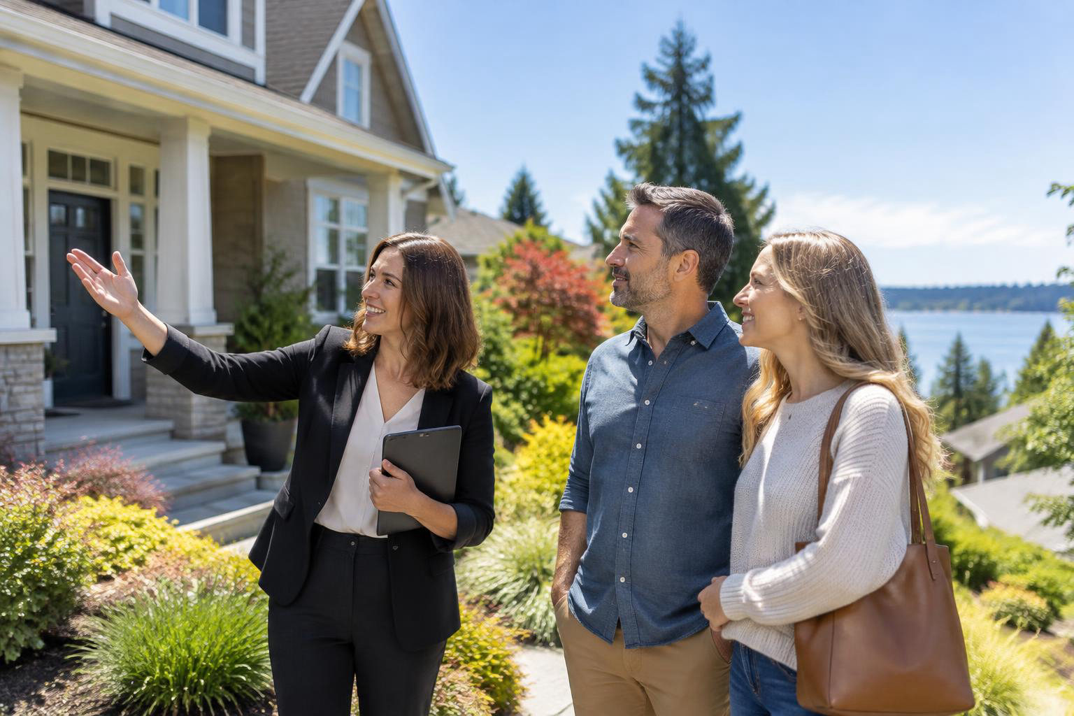 Illustrative a residential exterior or neighborhood streetscape accompanying Who Is the Best Real Estate Agent to Hire in Olympia? A Practical Guide to Choosing