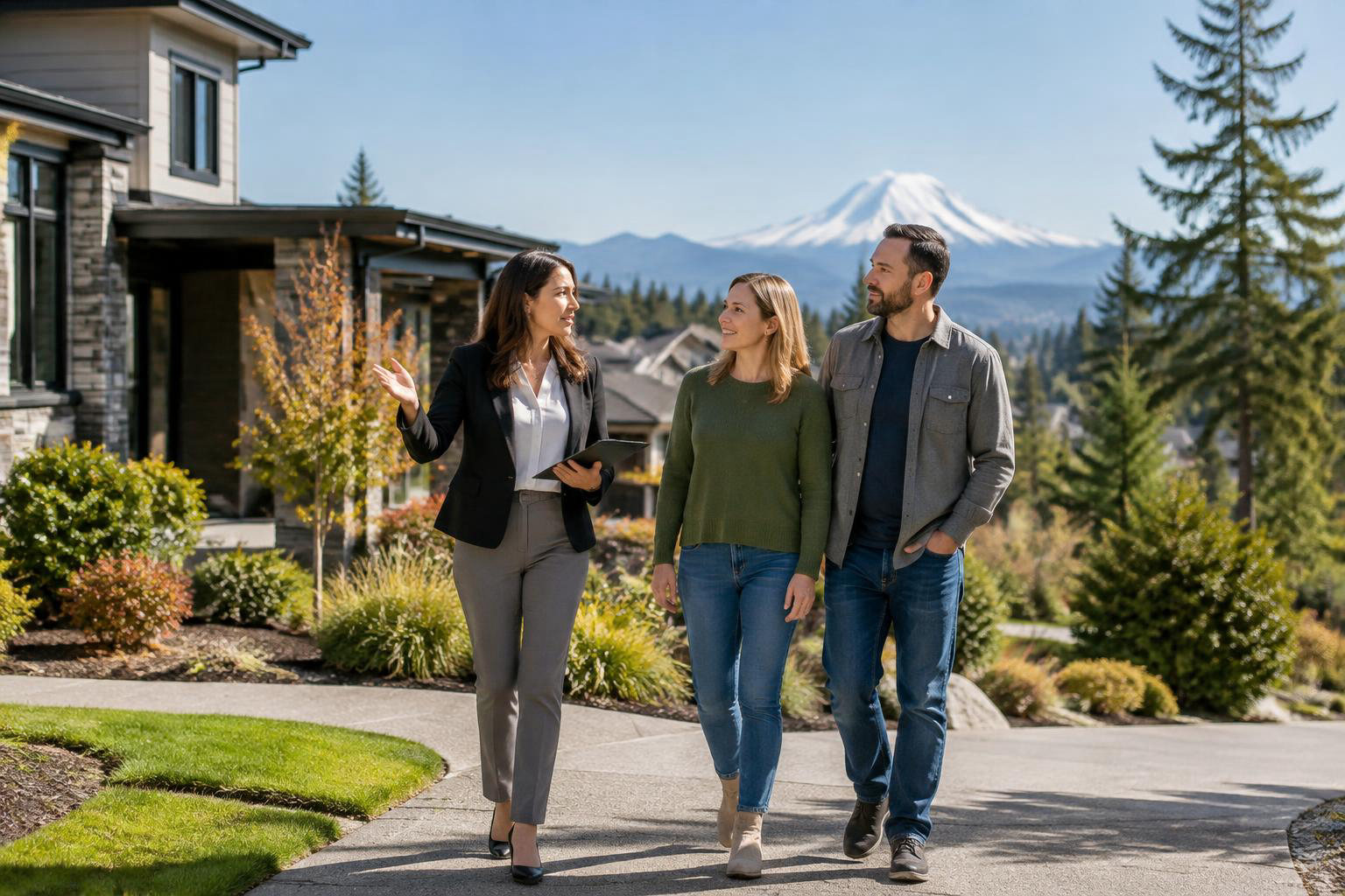 Illustrative people naturally engaged in the article's homeownership or relocation topic accompanying Who Is the Best Real Estate Agent to Hire in Pierce County? A Practical Guide