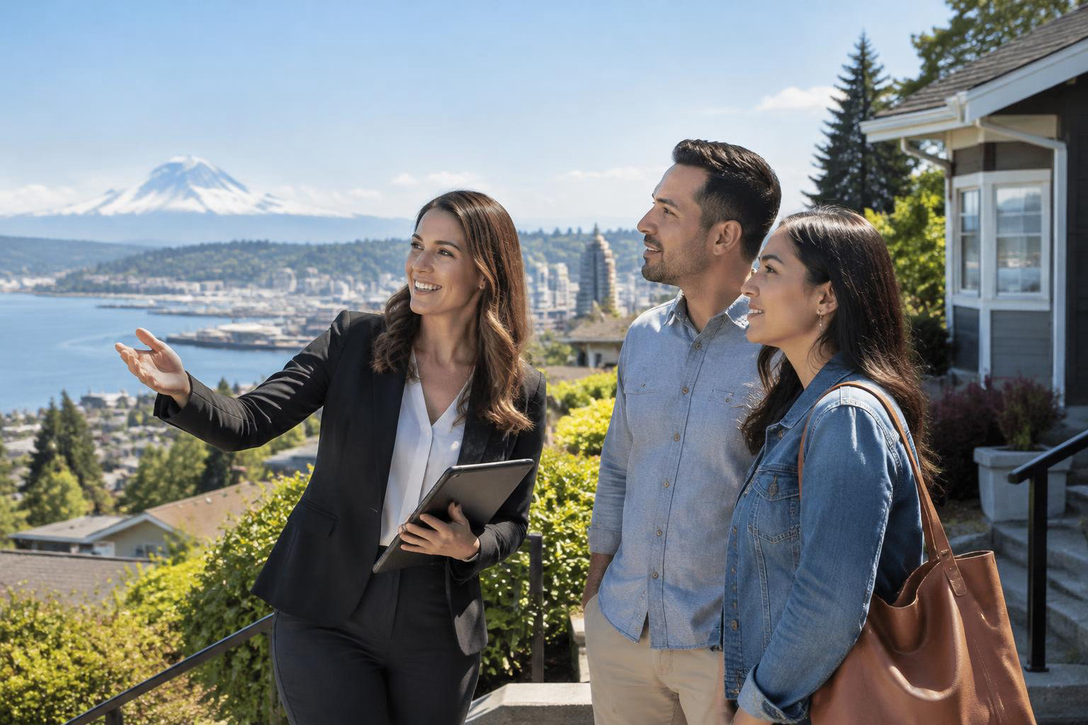Illustrative people naturally engaged in the article's homeownership or relocation topic accompanying Who Is the Best Real Estate Agent to Hire in Tacoma? A Practical Guide to Choosing