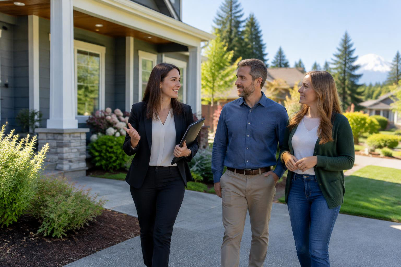 Illustrative a residential exterior or neighborhood streetscape accompanying Who Is the Best Real Estate Agent to Hire in Thurston County? A Practical Guide
