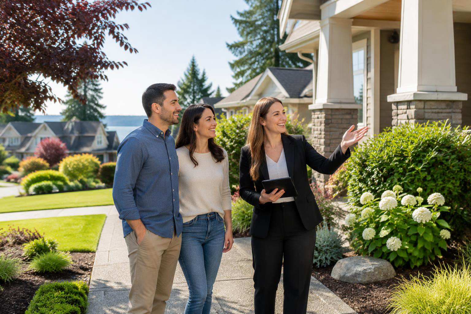 Illustrative a residential exterior or neighborhood streetscape accompanying Who Is the Best Real Estate Agent to Hire in University Place? A Practical Guide