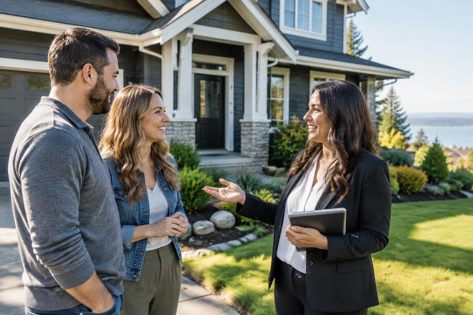 Illustrative people naturally engaged in the article's homeownership or relocation topic accompanying Who Is the Best Real Estate Agent to Hire in University Place? A Practical Guide