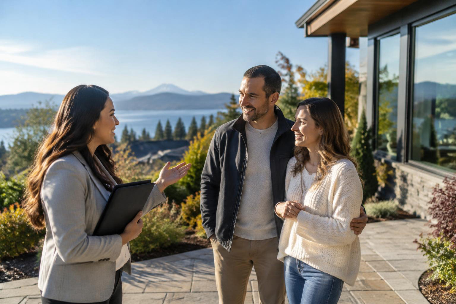 Illustrative people naturally engaged in the article's homeownership or relocation topic accompanying Who Is the Best Real Estate Agent to Hire in Washington State? A Practical Guide